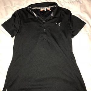 Puma Black golf polo